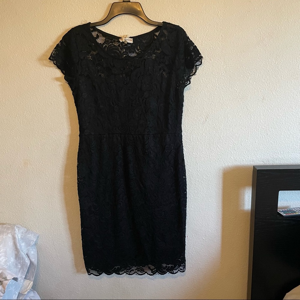 Black Laced Dress sz XL